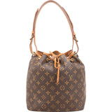 Louis Vuitton Monogram Canvas Sac Noé Petit Shoulder Bag