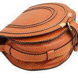 Chloé Grained Calfskin Marcie Small Saddle Crossbody Bag