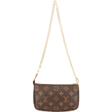 Louis Vuitton Monogram Canvas Mini Pochette Accessoires Shoulder Bag