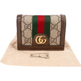 Gucci Monogram Ophidia GG Card Mini Wallet