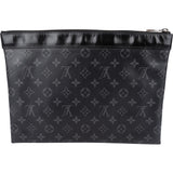 Louis Vuitton Canvas Monogram Eclipse Pochette Voyage MM Clutch