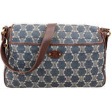 Celine Monogram Macadam Denim Messenger Crossbody Bag