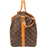 Louis Vuitton Monogram Canvas Keepall 50 Bandoulière Travel Bag