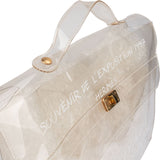 Hermès Vinyl Transparent Kelly 40 Souvenir 1997 Handbag