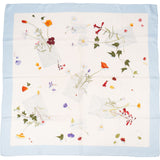 Hermès Des Fleurs Pour Le Dire Silk 90 Scarf Tuch