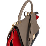 Céline Suede Leather Trapeze Handbag Tricolor - vintageandkickz