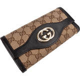 Gucci Monogram GG Canvas Interlocking GG Wallet