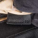 Chloé Black Leather and Suede C Crossbody Bag