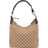 Gucci Monogram GG Canvas Hobo Shoulder Bag