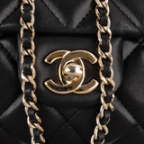 Chanel Quilted Lambskin Medium Single Flap Shoulder Bag