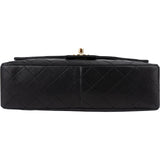 Chanel Quilted Lambskin Medium 24 K Gold Zip Single Flap Shoulder Bag