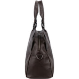 Cartier Brown Pebbled Leather Handbag