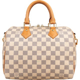 Louis Vuitton Monogram Damier Azur Speedy 25 Bandoulière Handbag