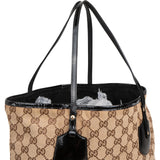 Gucci Monogram GG Canvas Patent Leather Charmy Shoulder Bag