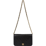 Chanel Quilted Lambskin Medium 24K Gold Single Flap Shoulder Bag