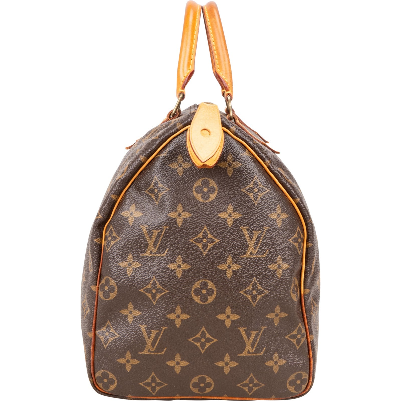 Louis Vuitton Monogram Canvas Speedy 35 Handbag - vintageandkickz