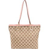 Gucci Monogram GG Canvas Tote Shoulder Bag