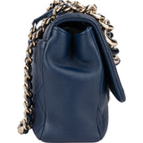 Chanel Quilted Lambskin Medium Flap Chunky Handle Crossbody Bag