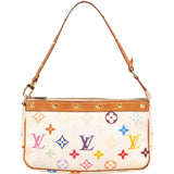 Louis Vuitton Monogram Canvas Murakami Multicolor Studded Pochette Accessoires Handbag