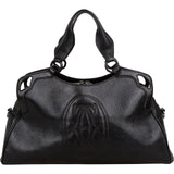 Cartier Black Grained Leather Marcello de Cartier Handbag
