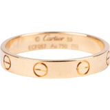 Cartier Au 750 Gold Love Wedding Band Ring (#59)
