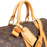 Louis Vuitton Monogram Canvas Keepall 50 Bandoulière Travel Bag
