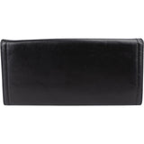 Prada Black Soft Leather Long Flap Wallet