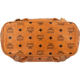 MCM Monogram Visetos Small Satchel Tote Handbag