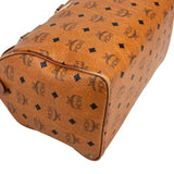 MCM Monogram Visetos Boston Handbag