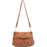 Miu Miu Vitello Lux Leather Coffer Handbag