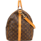 Louis Vuitton Monogram Canvas Keepall 60 Bandoulière Travel Bag