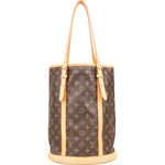 Louis Vuitton Monogram Canvas Bucket GM Shoulder Bag - vintageandkickz