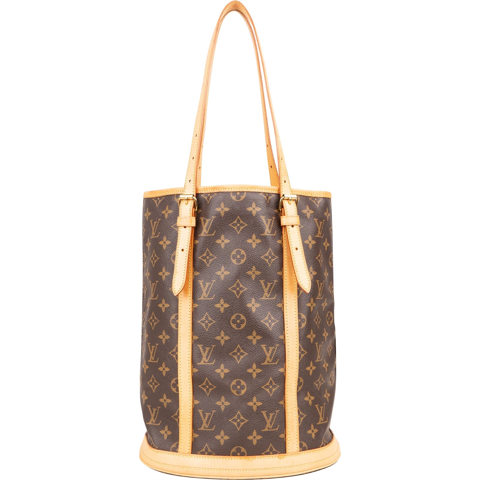 Louis Vuitton Monogram Canvas Bucket GM Shoulder Bag - vintageandkickz