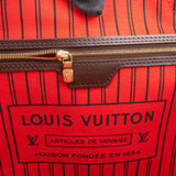 Louis Vuitton Monogram Damier Ebene Neverfull MM Shoulder Bag