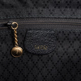 Gucci Suede Bamboo Handle Tote Handbag