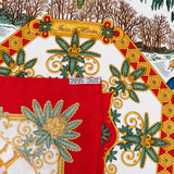 Hermès Joies d'Hiver Silk Carre 90 Scarf Tuch