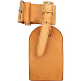 Louis Vuitton Vachetta Leather Luggage Tag Set (H)