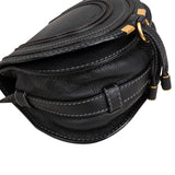 Chloé Grained Calfskin Marcie Mini Saddle Crossbody Bag