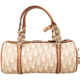 Christian Dior Monogram Trotter Canvas Romantique Boston Handbag