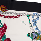 Hermès Le Timbalier Silk 90 Scarf Tuch