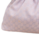 Gucci Lilac Monogram GG Bamboo Top Handle Handbag