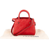 [🔄️B24 / F09] Louis Vuitton Leather Monogram Empreinte Nano Montaigne Handbag - vintageandkickz