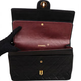 Chanel Quilted Lambskin 24K Gold Double Flap Shoulder Bag