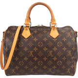Louis Vuitton Monogram Canvas Speedy 30 Bandoulière Crossbody Handbag