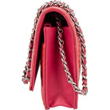 Chanel Quilted Patent Leather Wallet On Chain Crossbody Bag