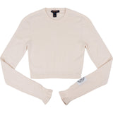Louis Vuitton Cashmere Knit Cropped World Tour Patch Sweater (L)