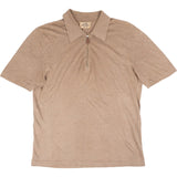 Hermès Beige Cotton Half-Zip Polo T-Shirt (M)