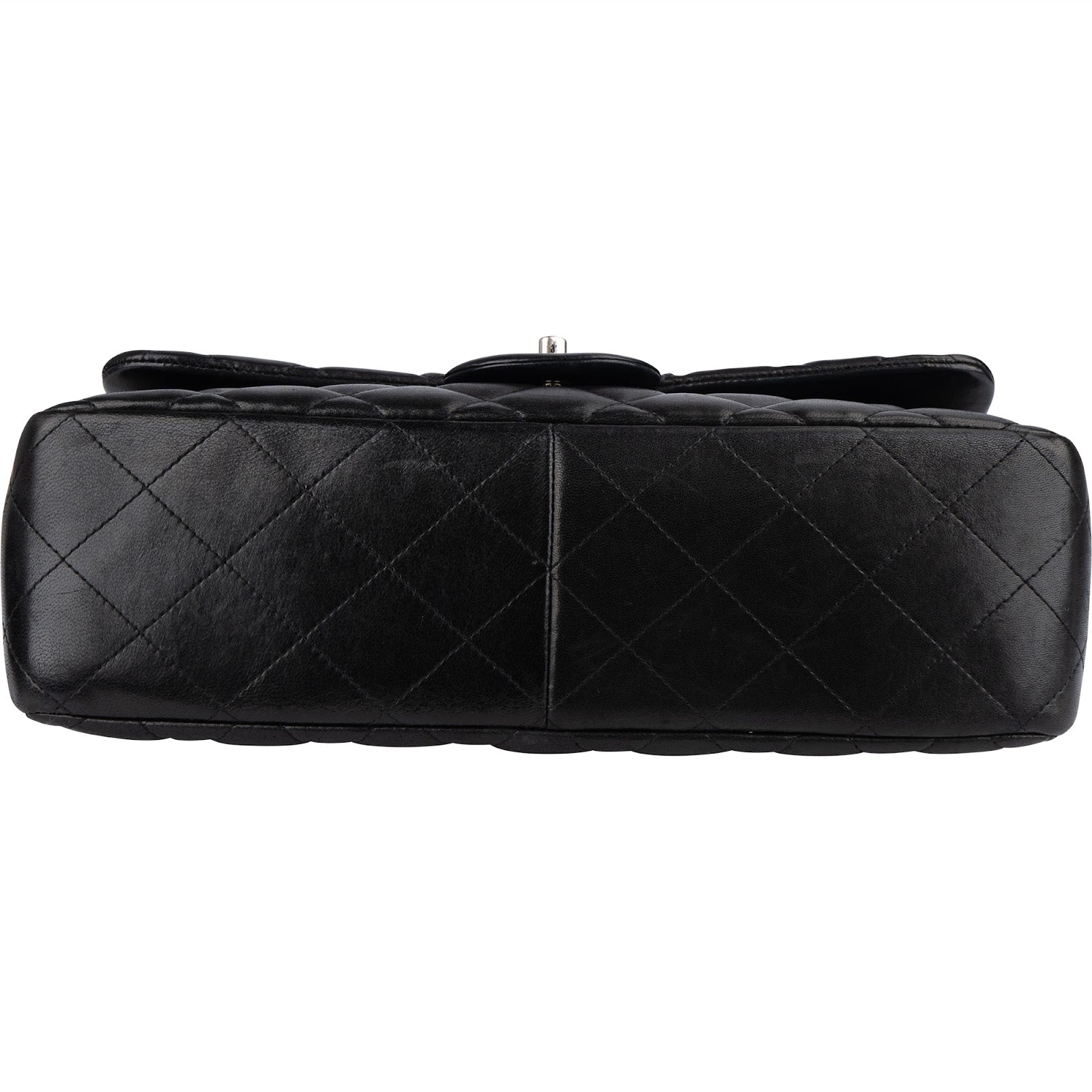 Chanel Quilted Lambskin Jumbo Double Flap Crossbody Bag xx datacode - vintageandkickz