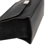 Celine Grained Suede Leather Trapeze Handbag