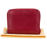 Louis Vuitton Pink Epi Leather Zippy Coin Purse Wallet